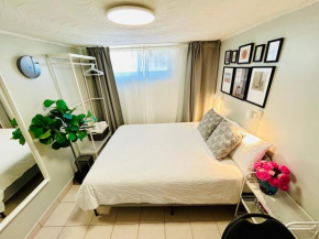 Cozy basement room-Private Bath - Near Subway line 1 - Toronto